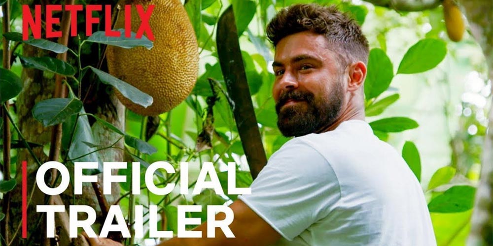 What is Zac Efron up to in his new documentary and why did he travel to Costa Rica?