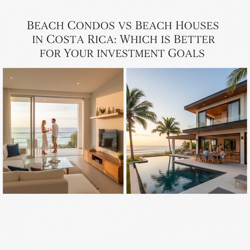Beach Condos vs Beach Houses in Costa Rica: Which Is Better for Your Investment Goals?