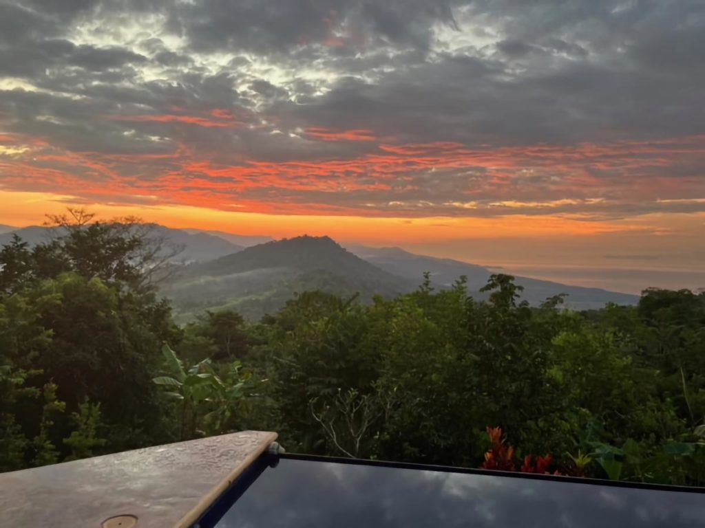 Sunset near Dominical
