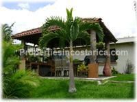 Country style Escazu home with a botanical treasure within