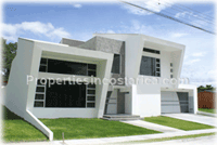 Modern contemporary style house in gated community