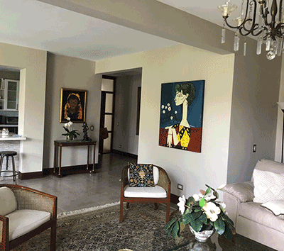 Recently remodeled lovely condo overlooking the gardens in Jaboncillos, Escazu