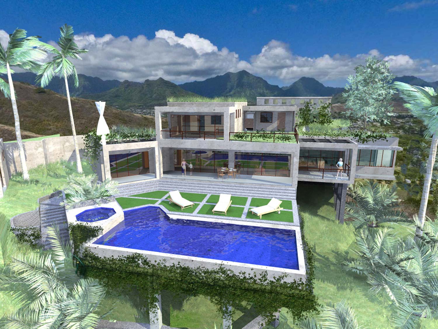 Unique opportunity to finish contemporary ocean-view villa